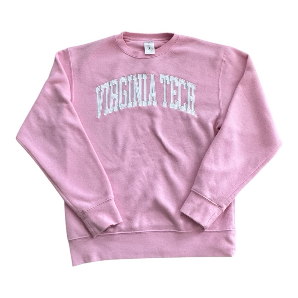 Small Pink Virginia Tech crewneck sweatshirt #collegiate